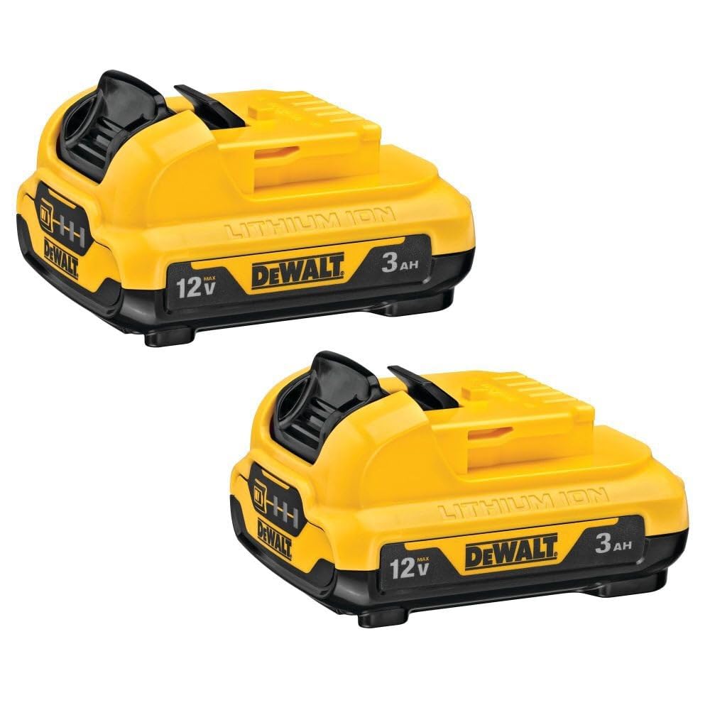 12V MAX* DEWALT Batteries, 3.0-Ah, 2-Pack (DCB124-2)