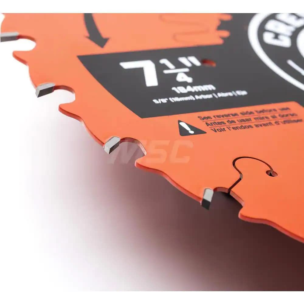 CSBFR-724-10 Crescent Industrial Products Nail Slicer 7-1/4" 24 Tooth Framing Blade - 10 Pack of Blades