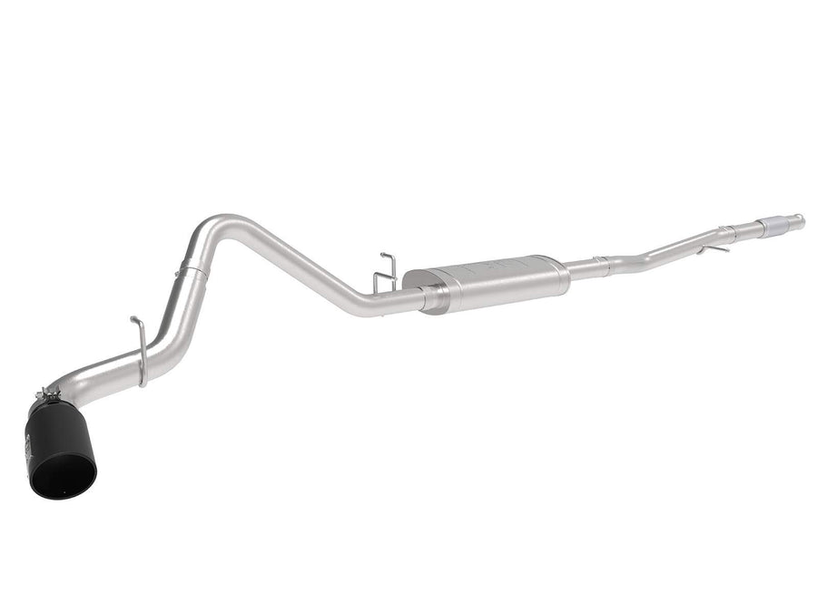 Apollo GT Series aFe Power 49-44107-B 3 IN 409 Stainless Steel Cat-Back Exhaust System w/Black Tip