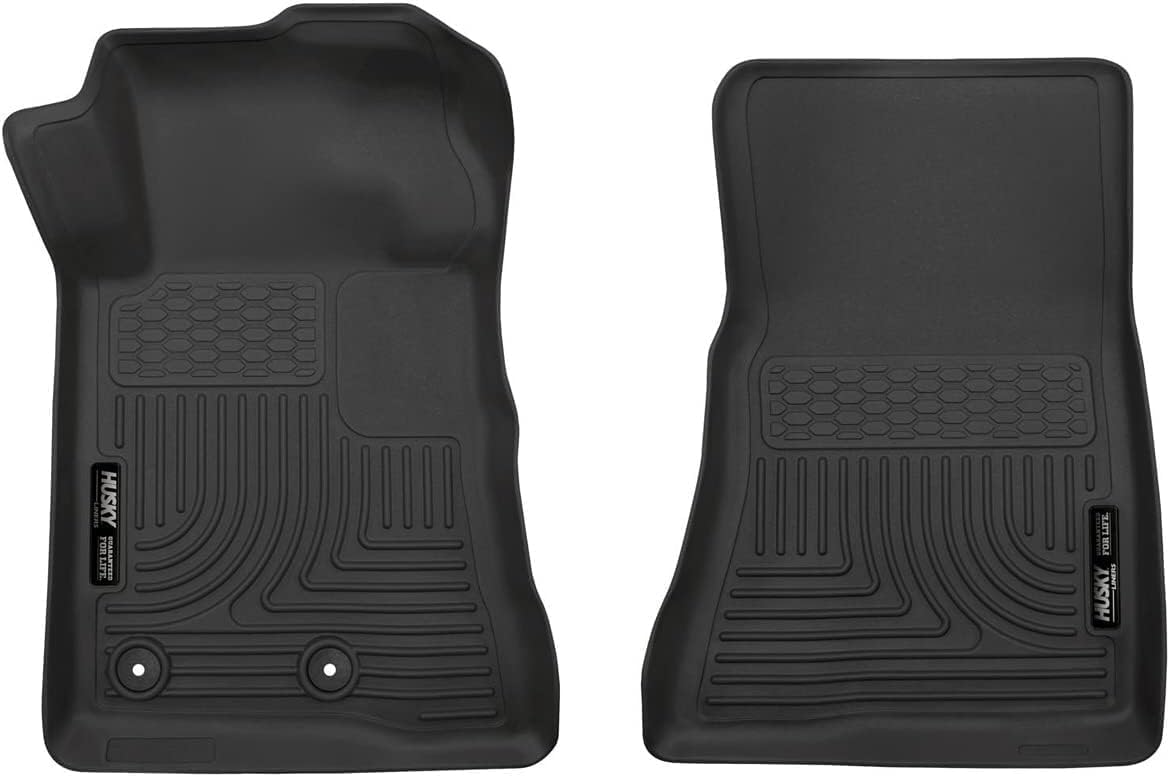 Husky Liners Floor Mats X-act Contour | Fits 2015-2024 Ford Mustang | Front Row, 2-pc Black - 55471
