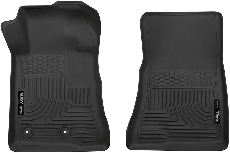 Husky Liners Floor Mats X-act Contour | Fits 2015-2024 Ford Mustang | Front Row, 2-pc Black - 55471