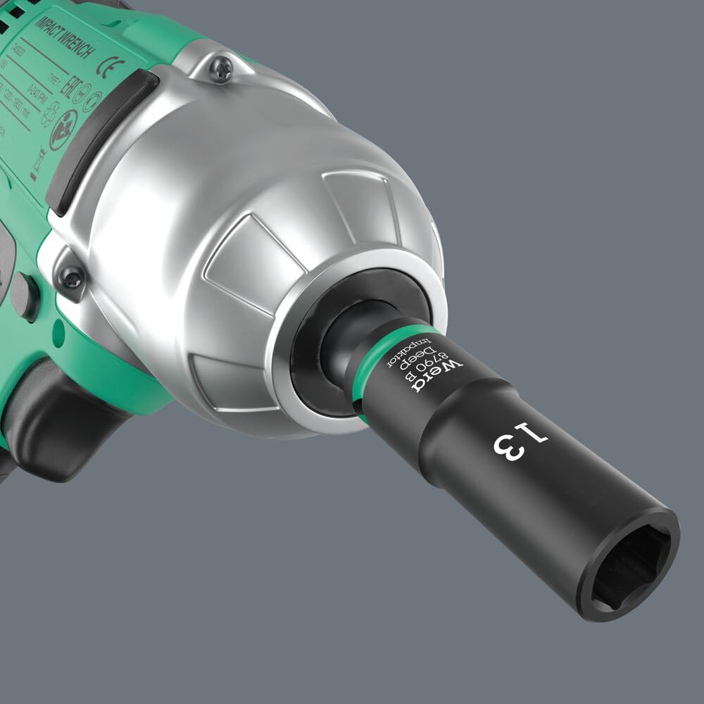 9660 Magnetic rail B Impaktor Deep 1 socket set, 3/8" drive, 10 pieces 05005590001