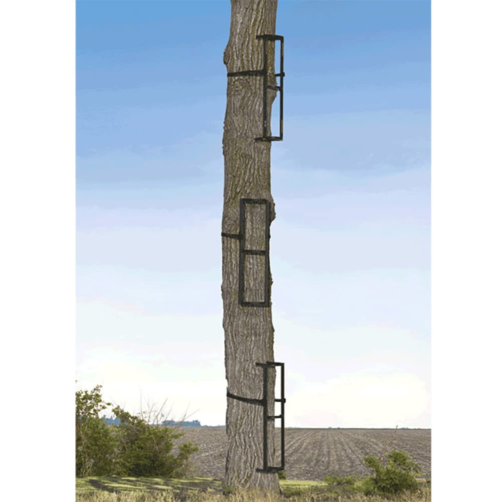 The Muddy Climbing Stick Stagger-Steps 31" Steel Black Treestand