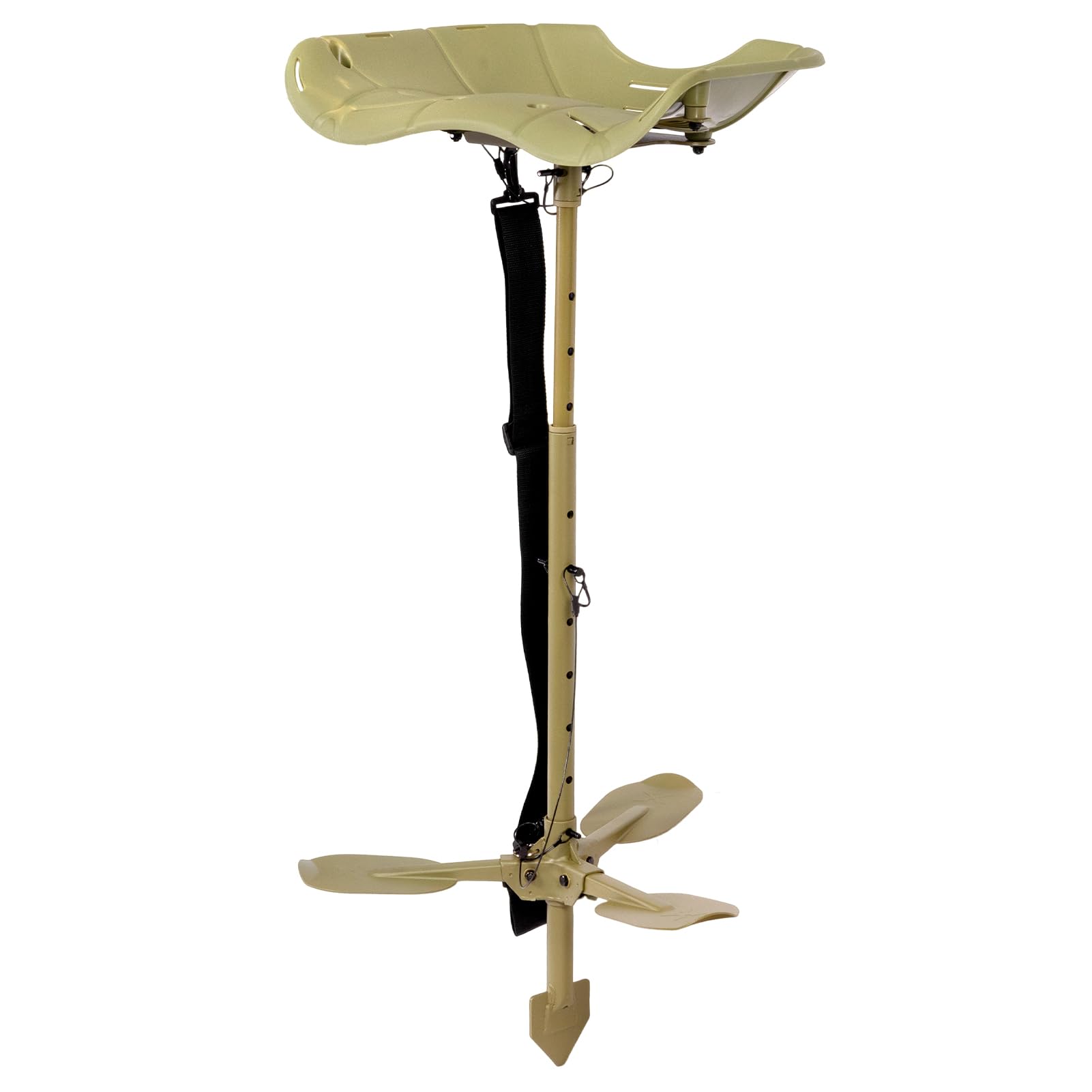 Ergo Ultimate Avian-X Marsh Seat for Waterfowl Hunting - Ergonomic Lightweight Durable Solid Stable Adjustable Rotating Supportive Pressure-Relieving Stool with Carry Sling