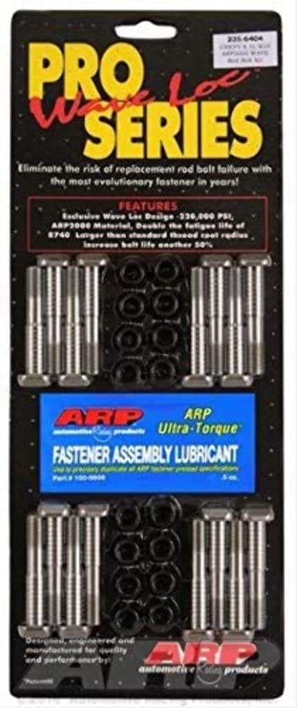 ARP Rod Bolt 235-6404 (BB Chevy 8.1L M10 ARP2000 pro wave-loc rod)