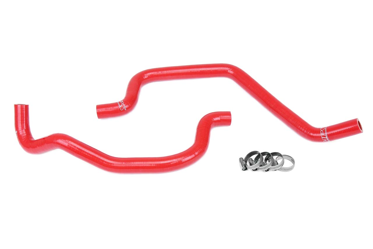 3-ply HPS Red Reinforced Silicone Heater Coolant Hose Kit 57-1888-RED