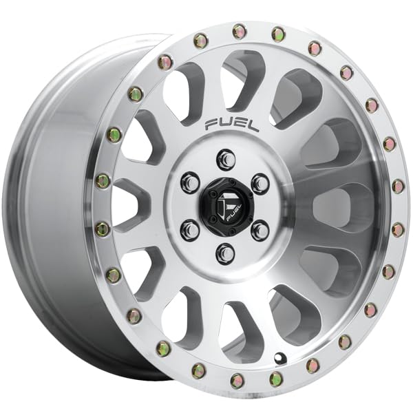 D647 VECTOR FUEL OFF-ROAD 17X8.5, 6X5.5, 4.51, 6mm DIAMOND CUT MACHINED WITH CLEAR COAT WITH - D64717858345