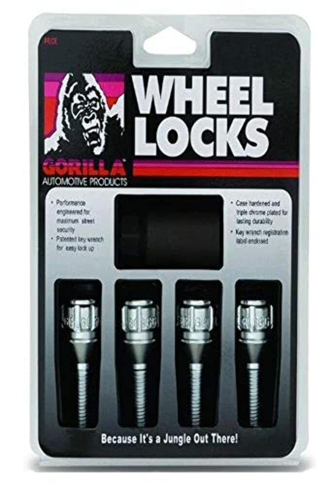 Ball Seat Gorilla Automotive 48018N Bolt Locks (14mm x 1.50 Thread Size)