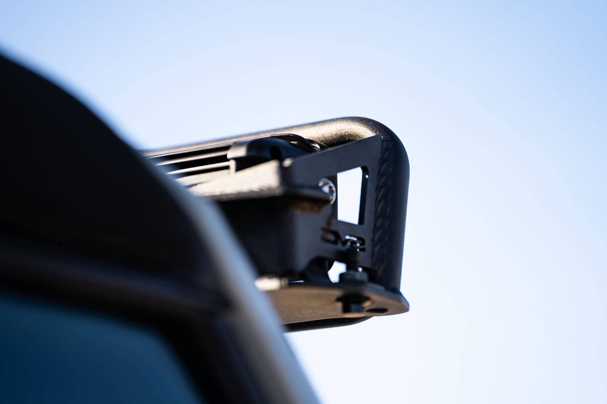 Straight LED Light Bar Mount DV8 Offroad for 2021-2025 Ford Bronco | Fits One 52" LED bar| Up to 16 3" Pods | Fits OEM Mounts | No Drill Installation