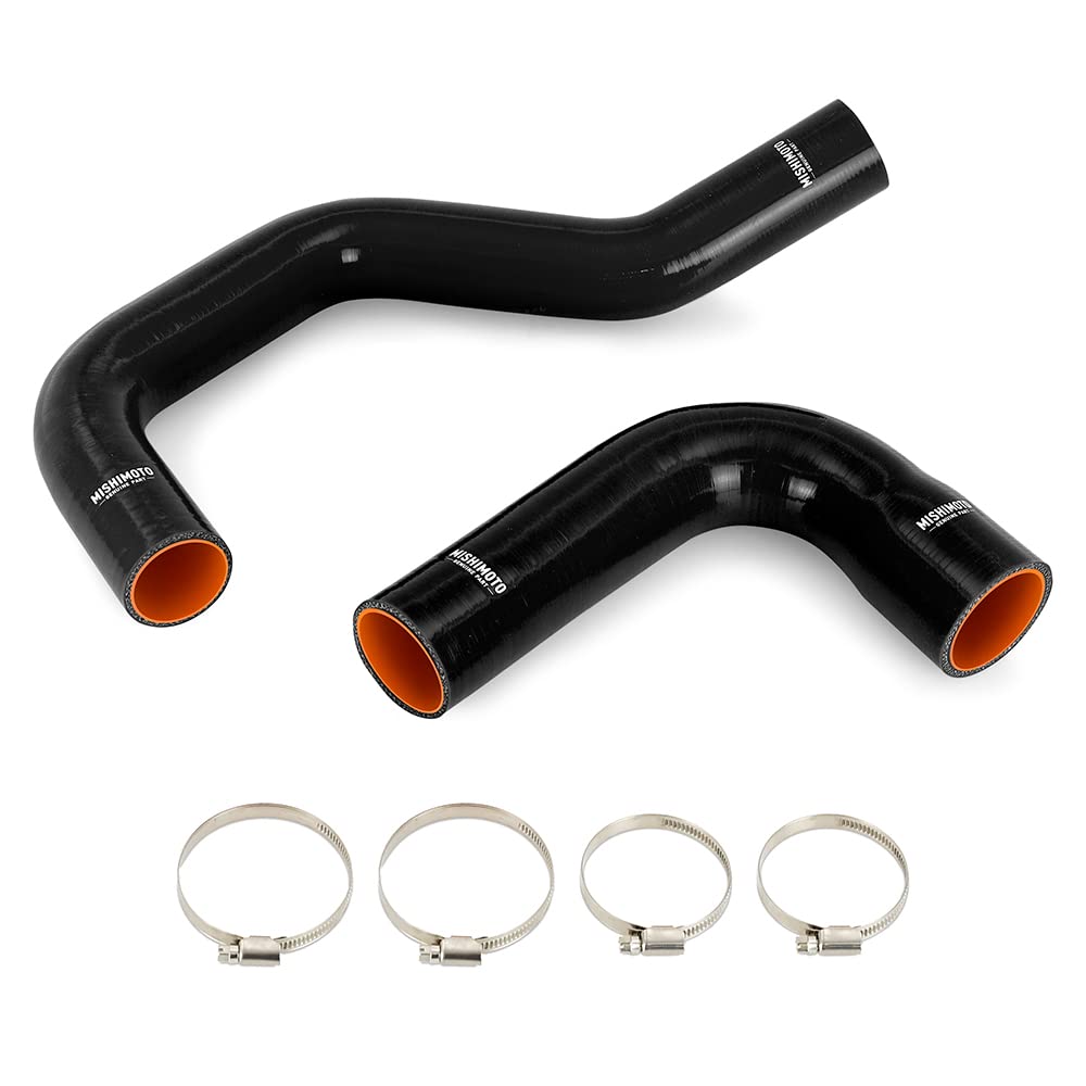 Mishimoto Radiator Hose Kit Silicone Compatible With Dodge 5.9L Cummins 1991-1993, Black