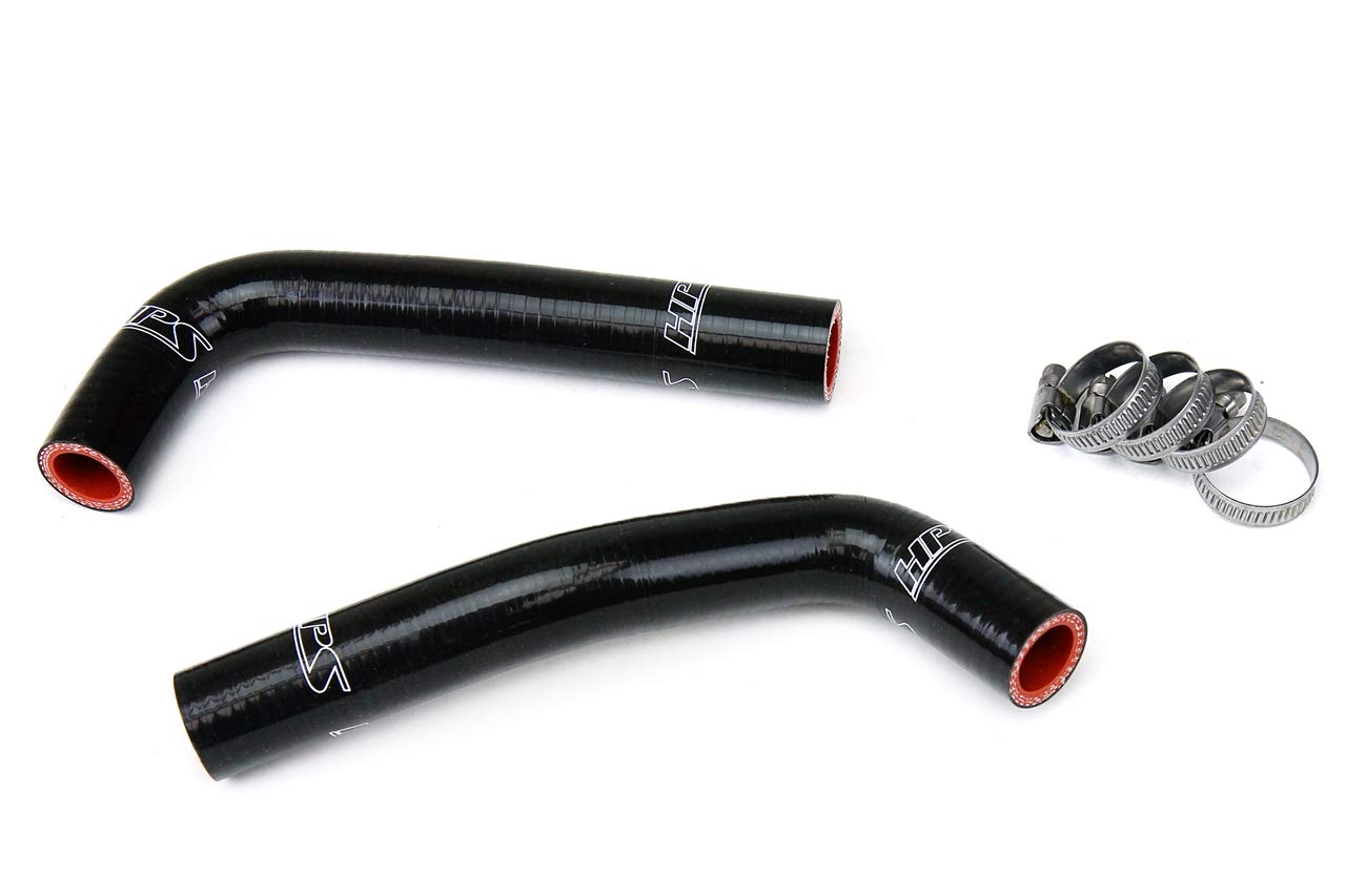 Black HPS 57-1352-BLK Silicone Radiator Coolant Hose Kit