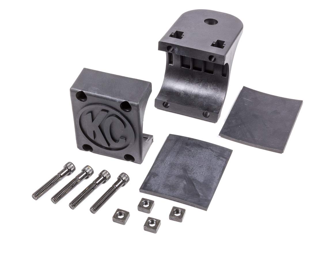 Tube Clamp KC HiLiTES 7307 Light Mount Bracket for 1.75" to 2" Diameter Round Light Bars and Roof Racks - Single
