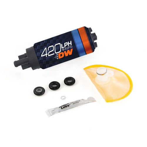 420lph Deatschwerks in-tank fuel pump w/ 9-1005 install kit (9-421s-1005)