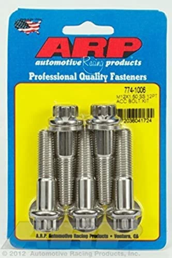 ARP 12pt M12 x 1.50 x 50 SS Bolts (5/pkg)