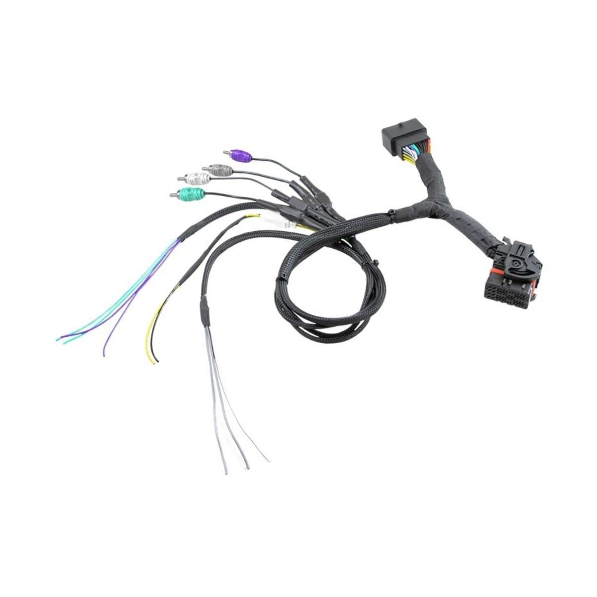 RPM Harley Davidson® 4-CH Input Motorcycle T-Harness Kit w/Load Resistor - Optimal Performance & Easy Integration for 2014-2020 Models, Enhance Your Ride, CTLINK