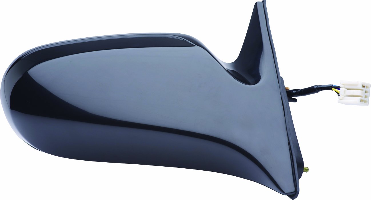 Fit System Mirror Passenger Side for Mazda 626 Black PTM, Non-Foldaway, Power