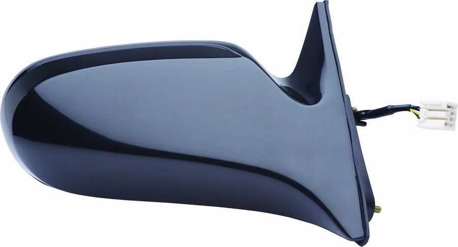 Fit System Mirror Passenger Side for Mazda 626 Black PTM, Non-Foldaway, Power