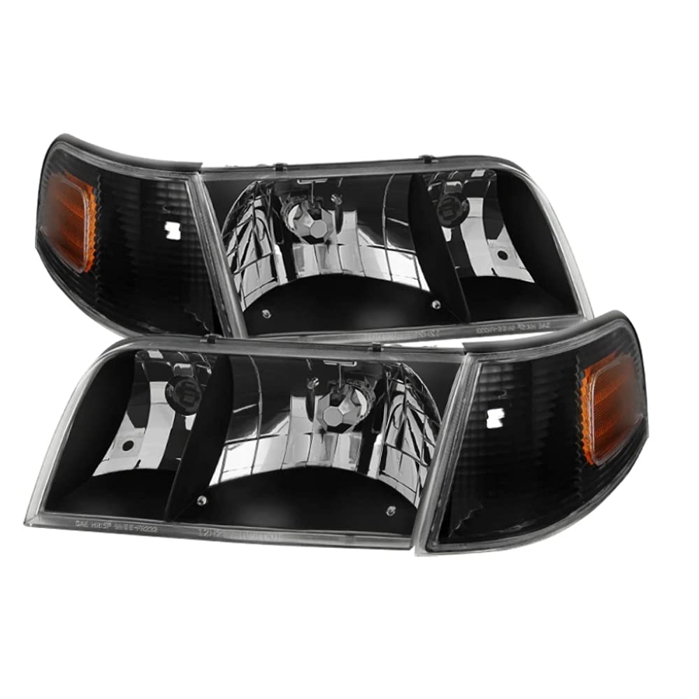 Crown Victoria Xtune HD-JH-CRVI98-SET-BK Headlight