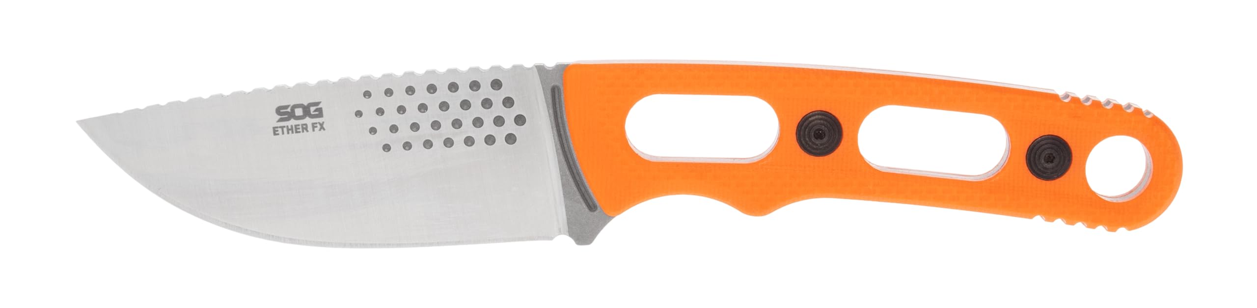SOG FX Ether Lightweight Fixed Knife for Outdoor and Hunting Enthusiasts | CPM S35VN Steel Blade| Removable G10 Handles