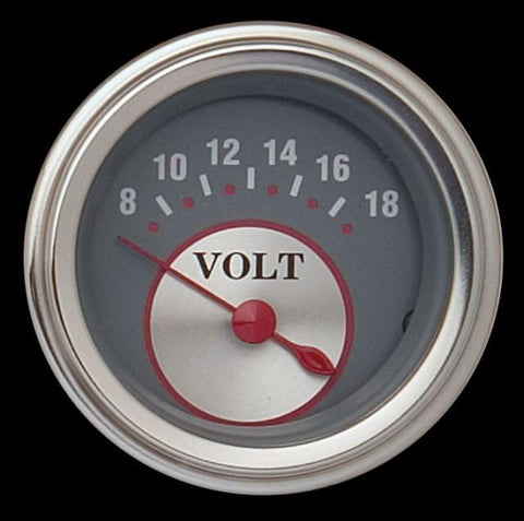 Silver Series Classic Instruments 2-1/8" Volt Gauge SS30SLF