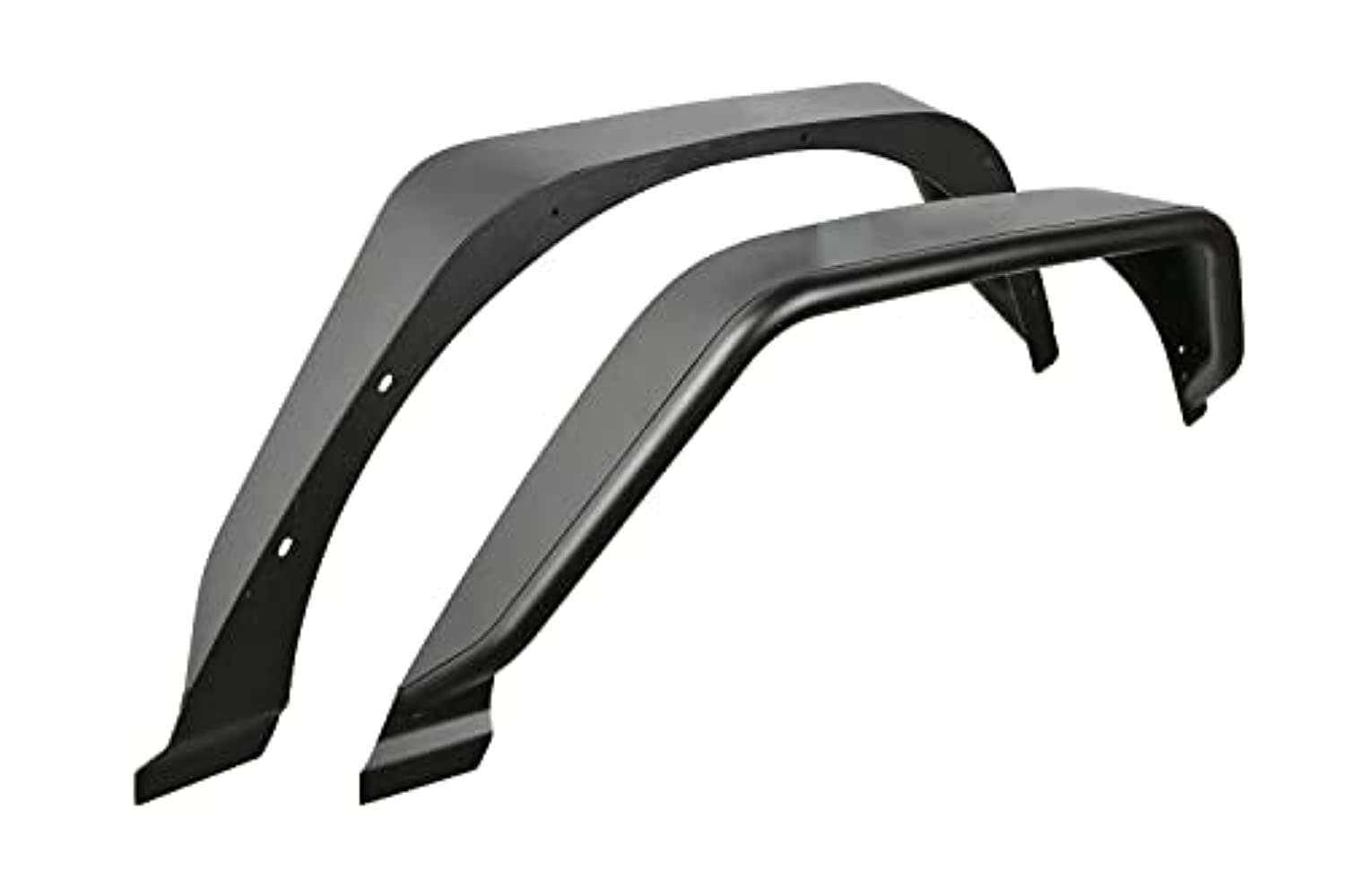 Fabtech Tube Fenders FTS24213 4.5 in. Wide Rear Steel Texture Black Tube Fenders