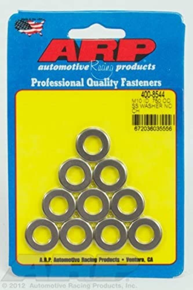 ARP M10 ID .750 OD SS No Chamfer Washers 10/pkg