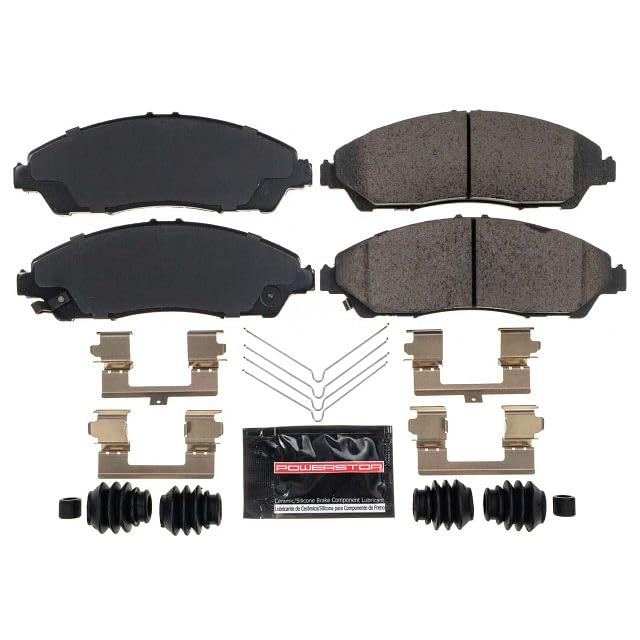 Power Stop Z23-1723 Z23 Evolution Sport Carbon Fiber Infused Ceramic Brake Pads with Hardware Front