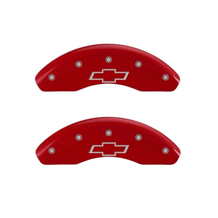 Caliper Covers MGP Red Caliper Covers (MGP 14247SBOWRD Set of 4)