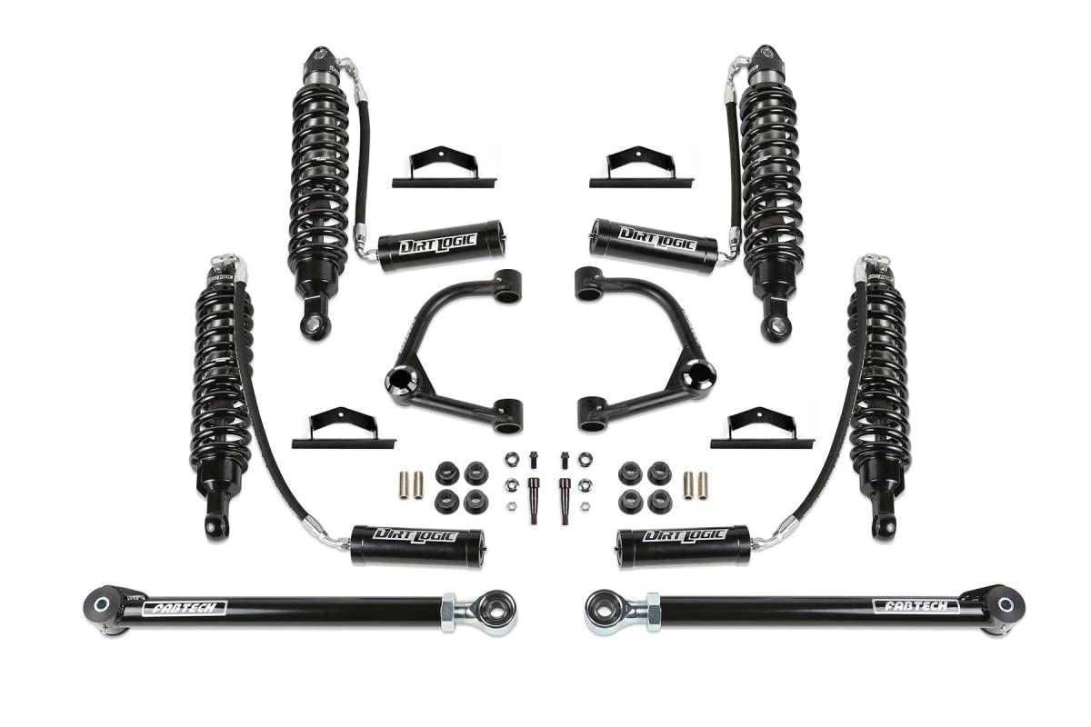 21-22 Bronco Fabtech Rear Dirt Logic 2.5 Reservoir Coilovers (FTS22356)