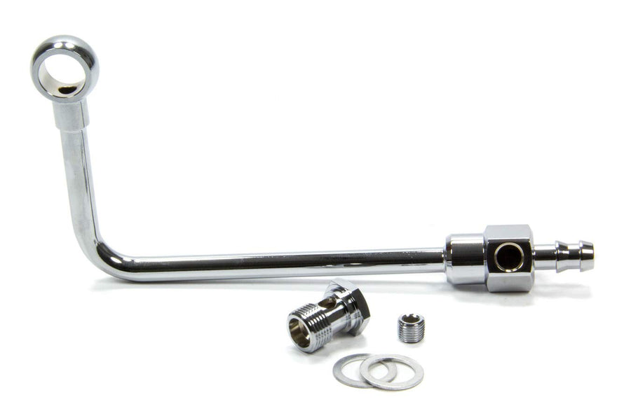 Chrome Edelbrock 8126 Fuel Line