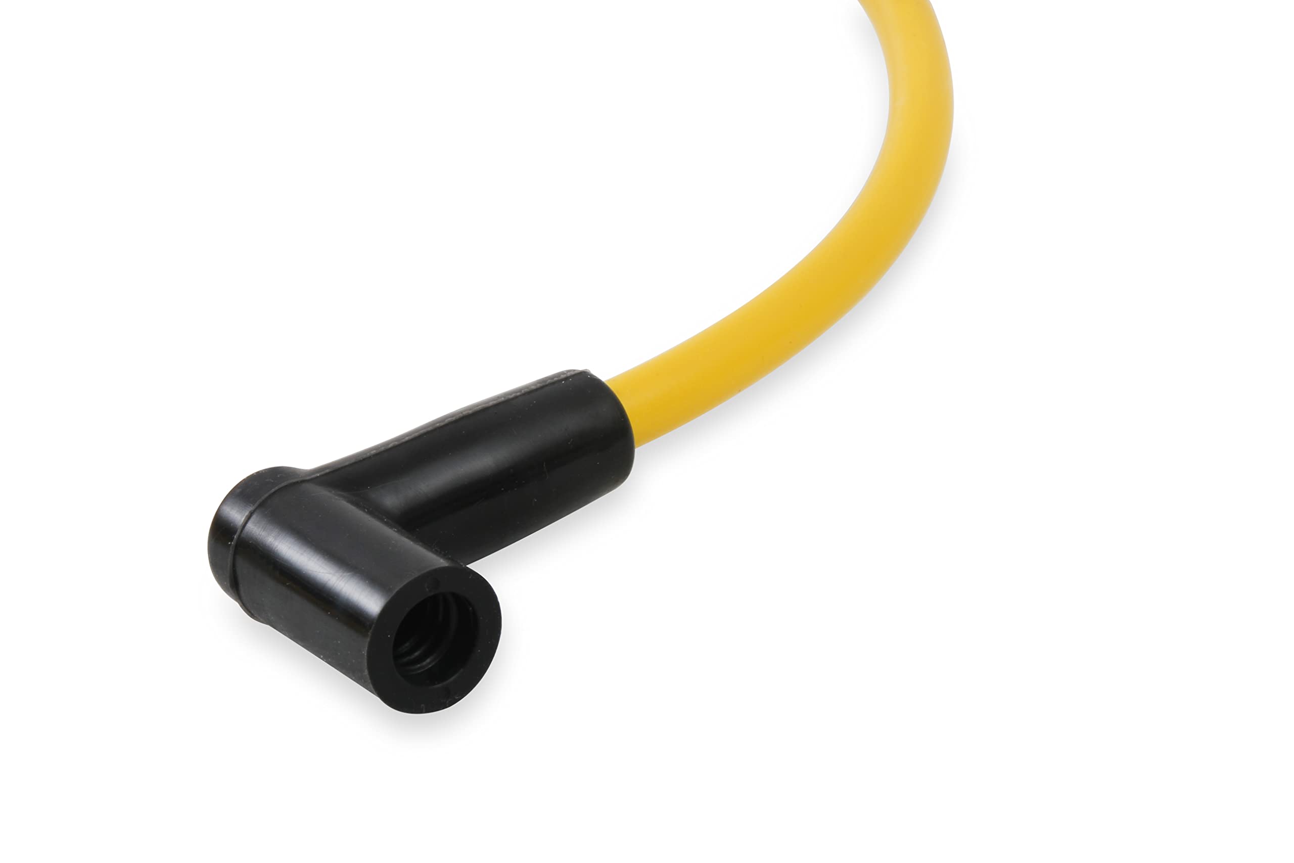 Super Stock ACCEL 4056 Spark Plug Wire Set - 8mm - Custom with Graphite Core - Yellow with HEI Stock Style Boots