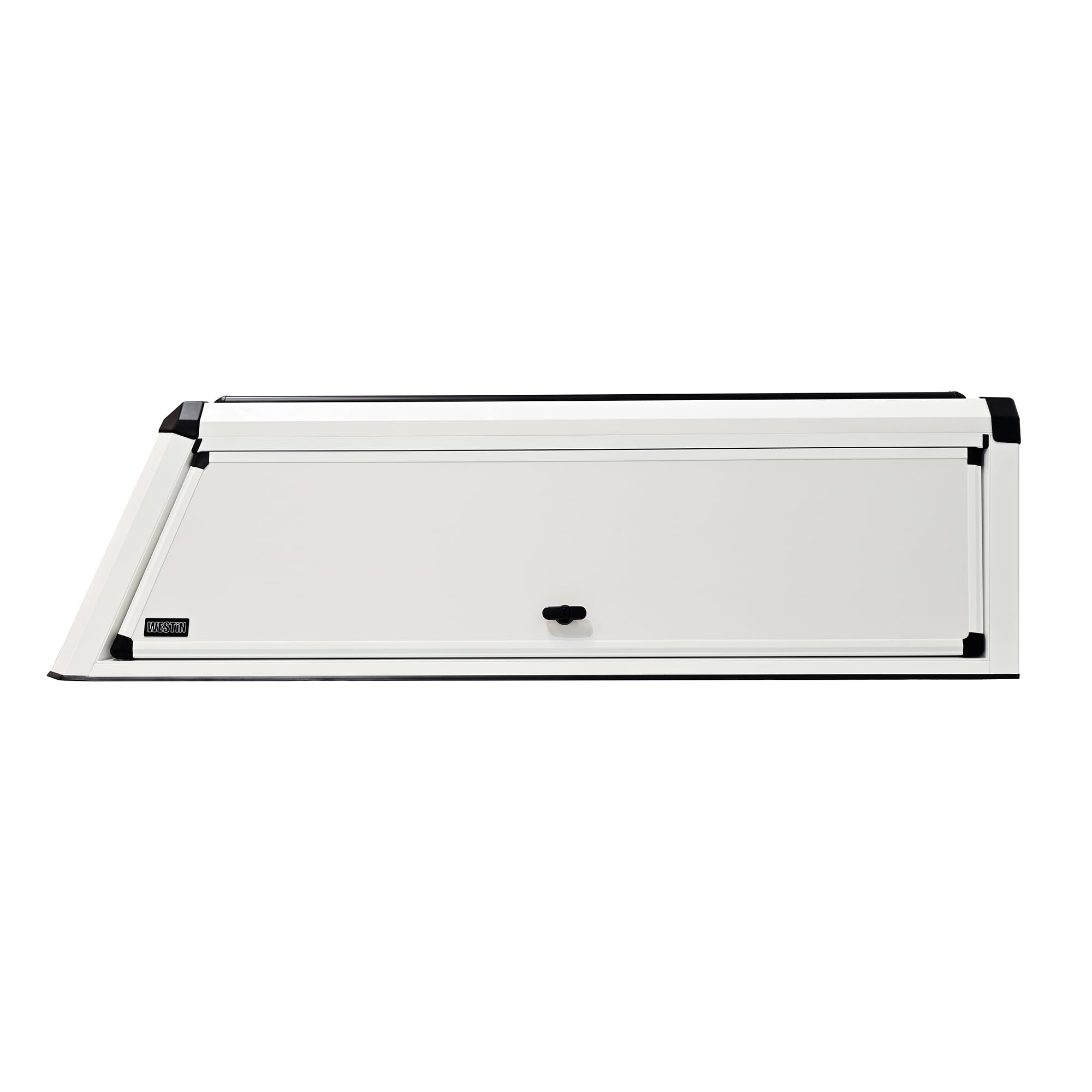 Westin 16-14060 Truck Cap EXP with Solid Front Glass fits 2015-2026 F-150 5'5" Bed Gloss White