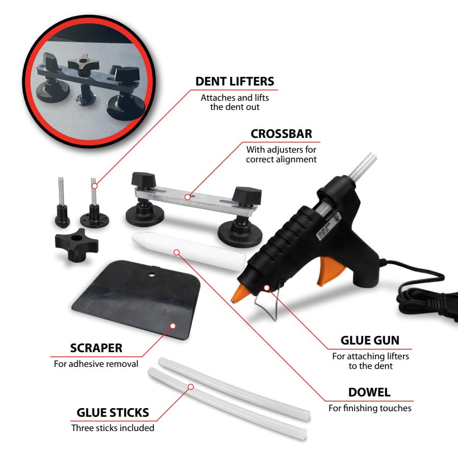 W1008 Performance Tool Crossbar Dent Puller Kit
