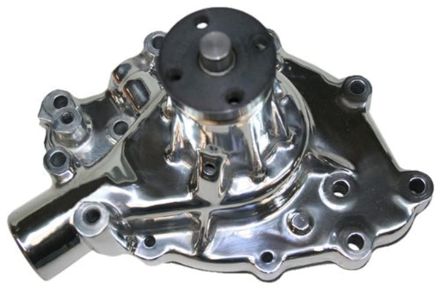 Performance Quotient PRW 1428910 5/8" Pilot Shaft Polished High Flow Aluminum Water Pump for Ford 289 1965-68, 302-351W 1968-69