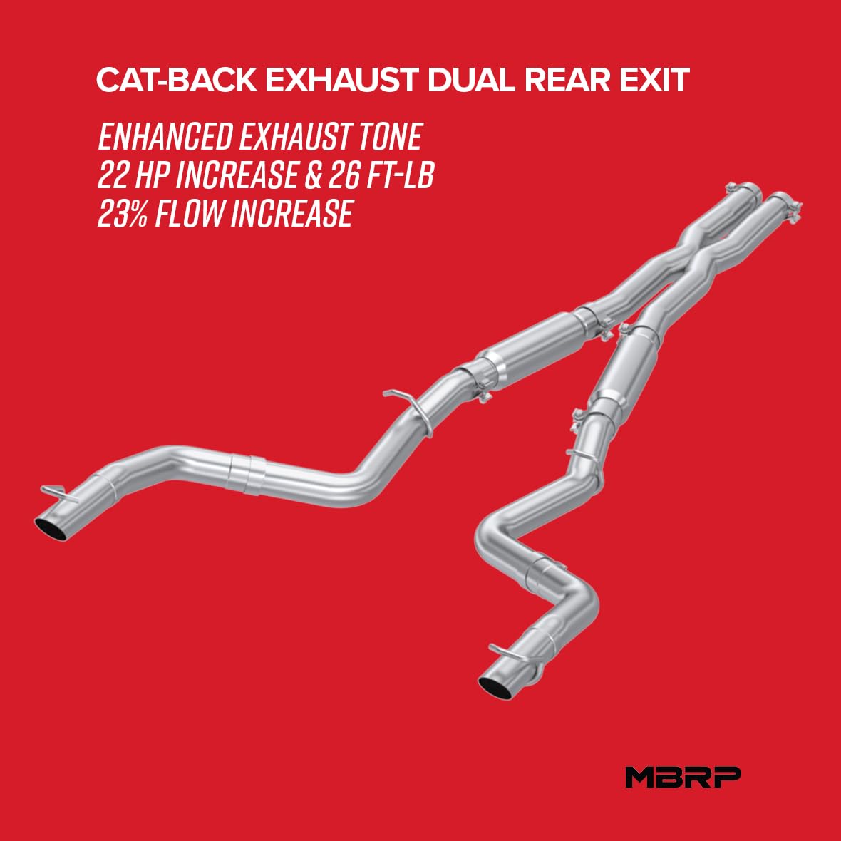 15-16 Dodge Charger MBRP 5.7L Cat Back Alum Exhaust System