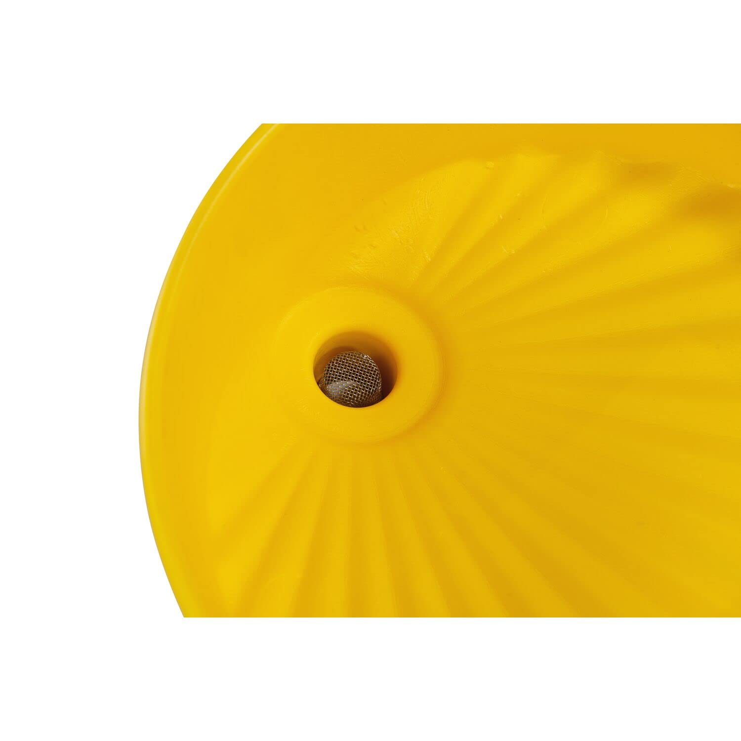 1662 Eagle Drum Funnel with Brass Screen, 18" Diameter x 7" Height, Yellow