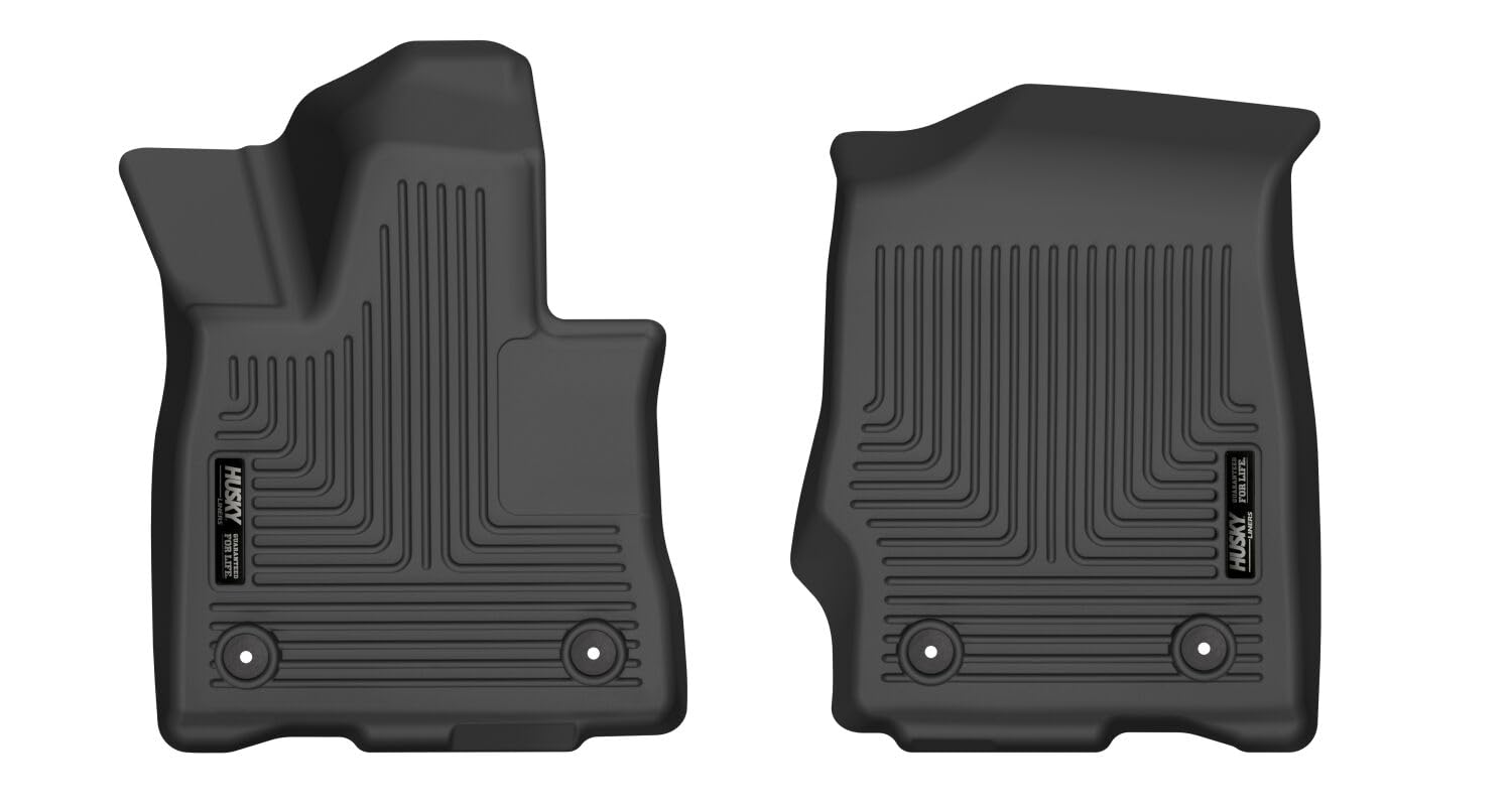Husky Liners X-act Contour Floor Mats | 2020-2026 Lincoln Aviator Fits | Front Row, 2-pc Black - 55791