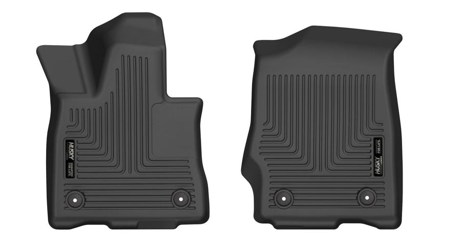 Husky Liners X-act Contour Floor Mats | 2020-2026 Lincoln Aviator Fits | Front Row, 2-pc Black - 55791