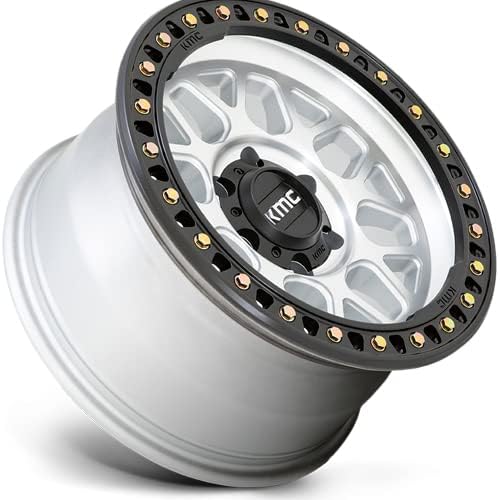 GRS KMC Wheels 17X9 6X4.55.71 18mm MACHINED WITH SATIN BLACK LIP - KM54979064518