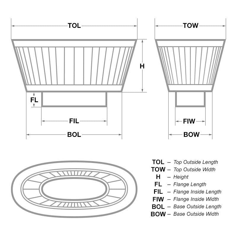 21-91050 Advance Flow Engineering A/F Pds,5-1/2f X7b X(6-3/4x 5-1/2)T(Inv)X8h