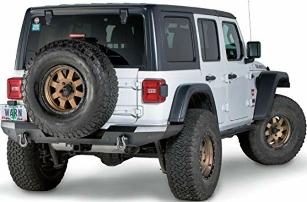 Jeep JL WARN 102410 Elite Rear Bumper, Not Tire Carrier Compatible