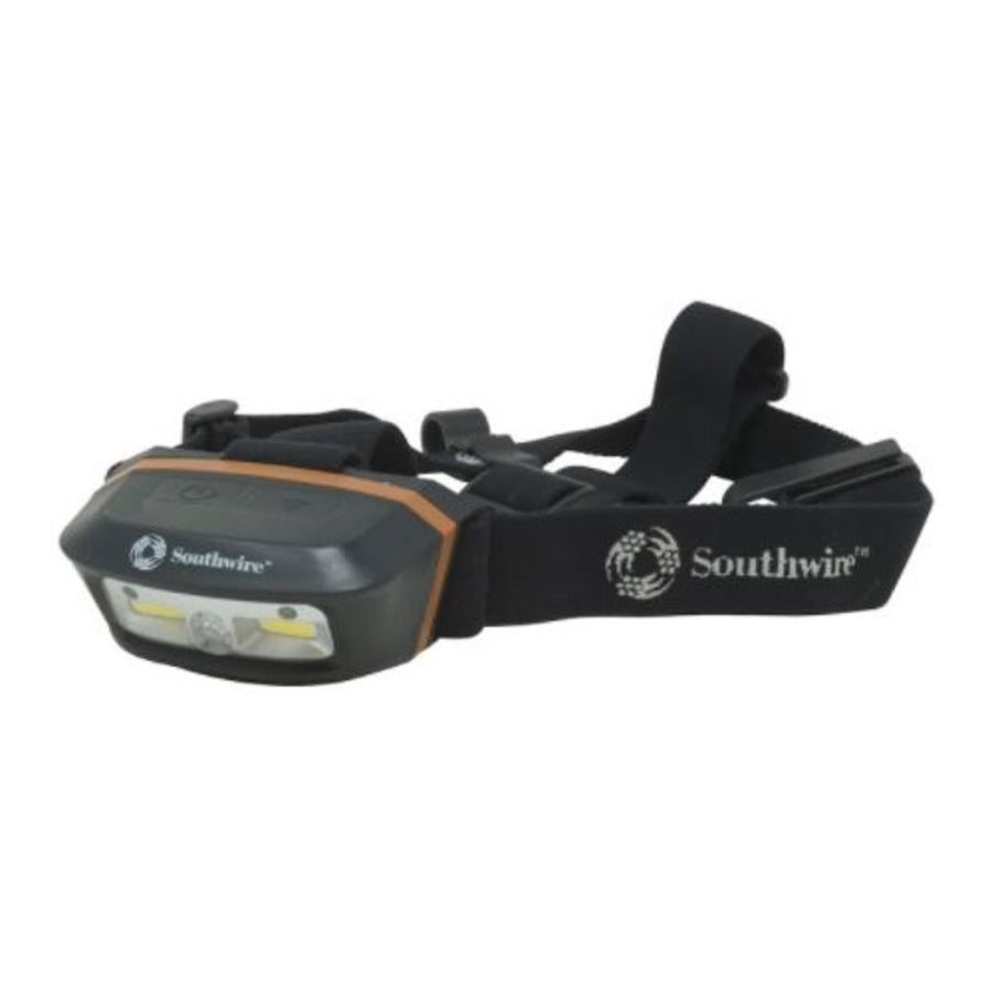 250-Lumen Southwire HL25RSW Rechargeable LED Motion Activated Headlamp Flashlight, 3 Light Modes, Detachable and Mountable Magnetic Head, Certified IP65 Waterproof, 1M Drop Tested, CSA Rated
