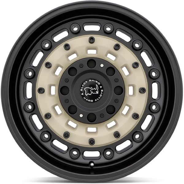 Rhino Black Hard Alloys ARSENAL 17X8 5X4.5/5.0 5.68 30mm SAND ON BLACK - 1780ARS300054D72