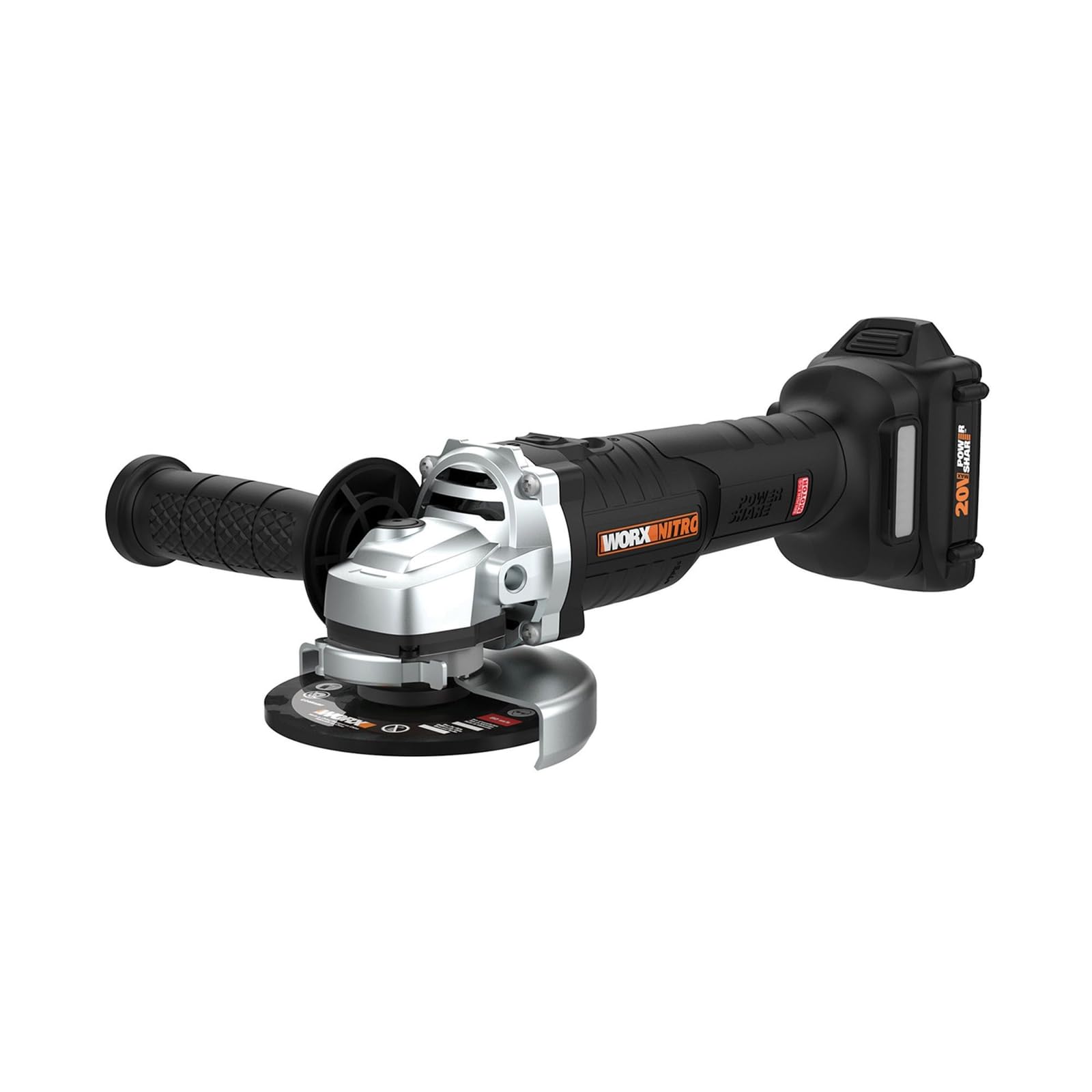 Worx 20V WX812L Power Share Brushless 4-1/2" Angle Grinder