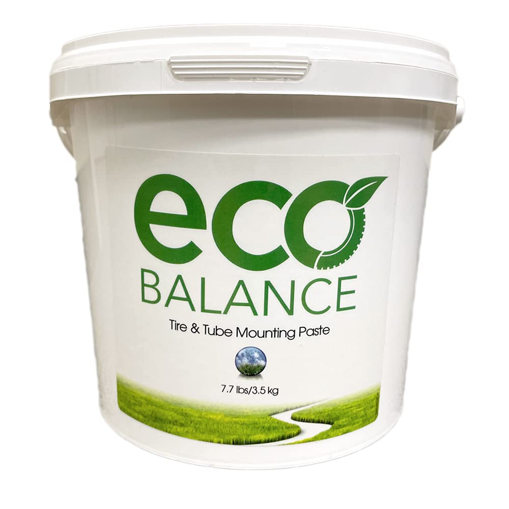ECO Balance Tire/Tube ECO-EP8 7.7lb Mounting Paste Bucket, Petroleum-Free Tire Changing Lube/Sealer for Trucks, Cars, Motorcycles, ATV, UTV, Dirt Bikes, Made in USA