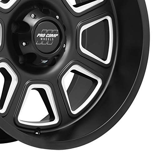 Gunner Pro Comp Wheels Black Wheel with Painted (20 x 10. inches /5 x 150 mm, -18 inches Offset)