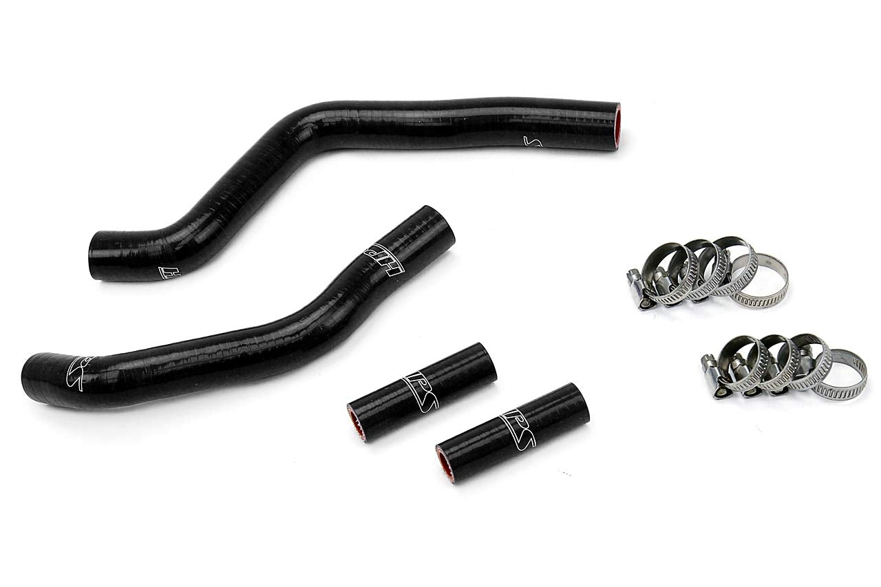 Black HPS 57-1365-BLK Silicone Radiator Coolant Hose Kit