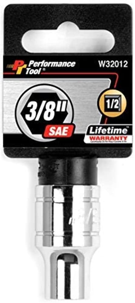 W32012 Performance Tool 1/2 Drive 6-Point Socket, 3/8