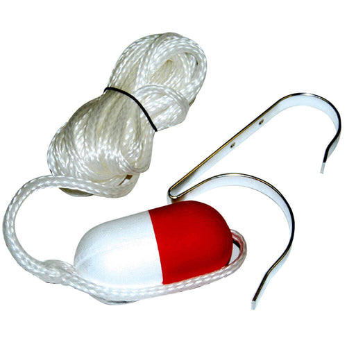 375 Taylor Made Ring Buoy Holder with 30-Feet White Heaving Line