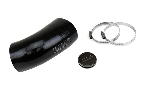 Black HPS Performance Silicone Air Intake Hose Kit Compatible for 1999-2004 Porsche 911 Carrera C2 C4 3.4L / 3.6L F6, 57-2077-BLK